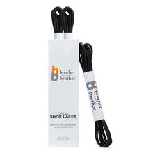 BB BROTHER BROTHER (3 Pairs) Colored Oxford Dress Shoe Laces | Shoe Strings (Black)