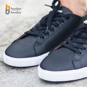 BB BROTHER BROTHER Replacement Flat Athletic Shoelaces - Black [5 Pairs]